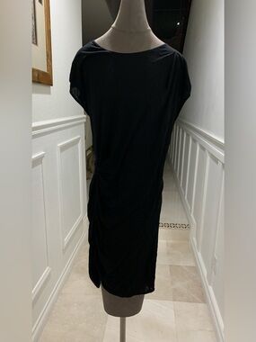 Thakoon Black Ruched Side Women's Sleeveless Dress Size L
